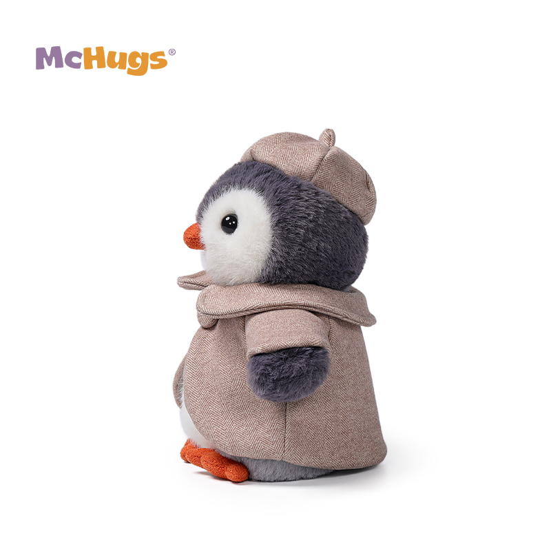 Mchugs（マックハグス）Stylish Cape Glacier Penguin｜ジャケットを着たペンギン｜洋服を着たぬいぐるみ｜ぺんぎんのぬいぐるみ