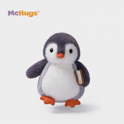 Mchugs（マックハグス）School-Time Glacier Penguin｜ぺんぎんのぬいぐるみ｜本を持ったペンギン｜
