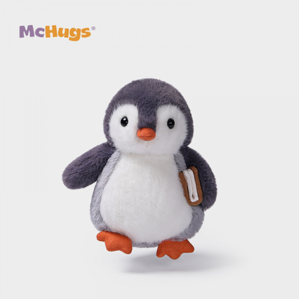 Mchugs（マックハグス）School-Time Glacier Penguin｜ぺんぎんのぬいぐるみ｜本を持ったペンギン｜