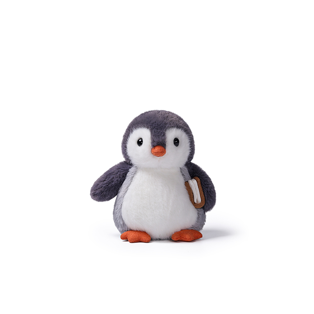 Mchugs（マックハグス）School-Time Glacier Penguin｜ぺんぎんのぬいぐるみ｜本を持ったペンギン｜