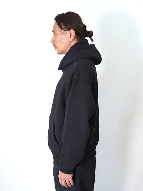 LOS ANGELES APPAREL  14.oz HEAVY FLEECE HOODIE - Black