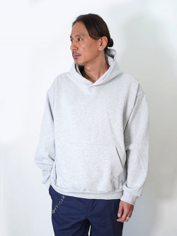 LOS ANGELES APPAREL  14.oz HEAVY FLEECE HOODIE - Grey