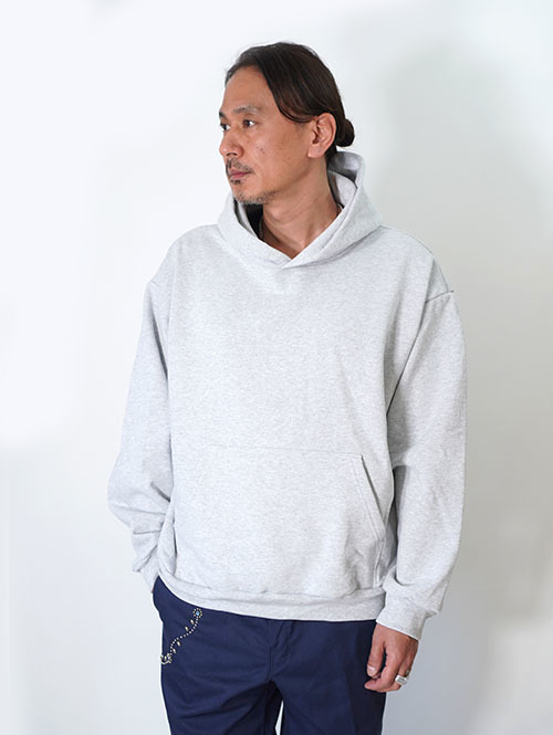 LOS ANGELES APPAREL  14.oz HEAVY FLEECE HOODIE - Grey