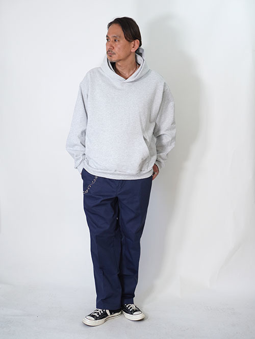 LOS ANGELES APPAREL  14.oz HEAVY FLEECE HOODIE - Grey