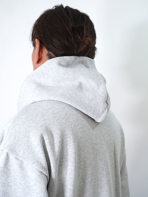 LOS ANGELES APPAREL  14.oz HEAVY FLEECE HOODIE - Grey