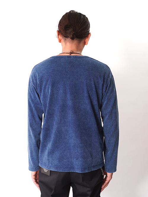 Good on  |  ロングスリーブヘンリーＴシャツ - Indigo