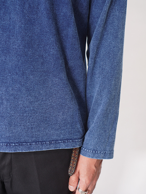 Good on  |  ロングスリーブヘンリーＴシャツ - Indigo