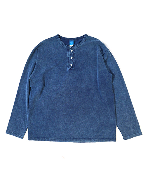 Good on  |  ロングスリーブヘンリーＴシャツ - Indigo