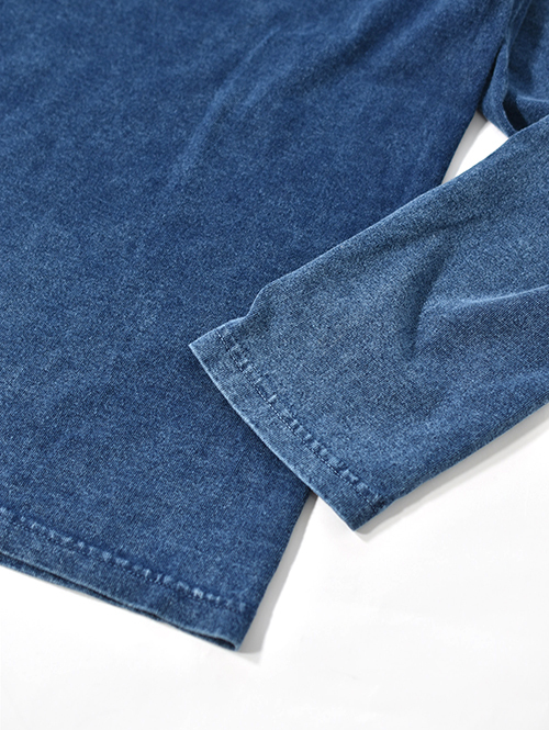 Good on  |  ロングスリーブヘンリーＴシャツ - Indigo