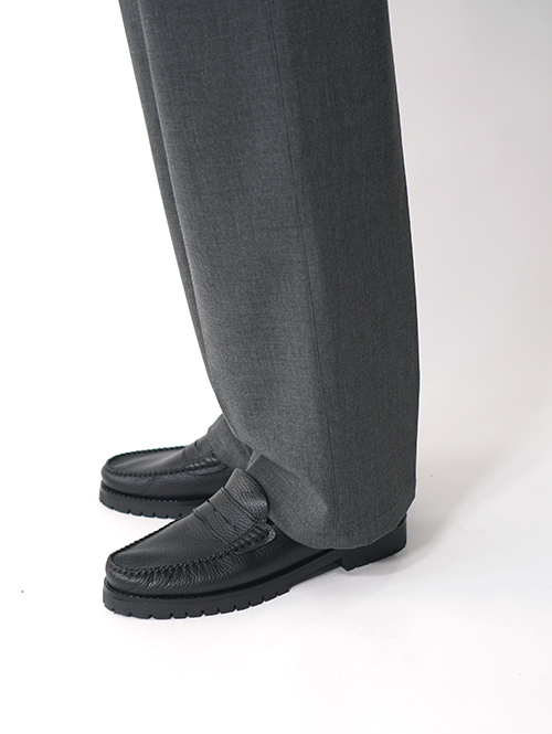 SALUTE HELM  |  LIM-Bless ダブルクロス 2way ストレッチ ワイドカーゴパンツ (66504) - Grey