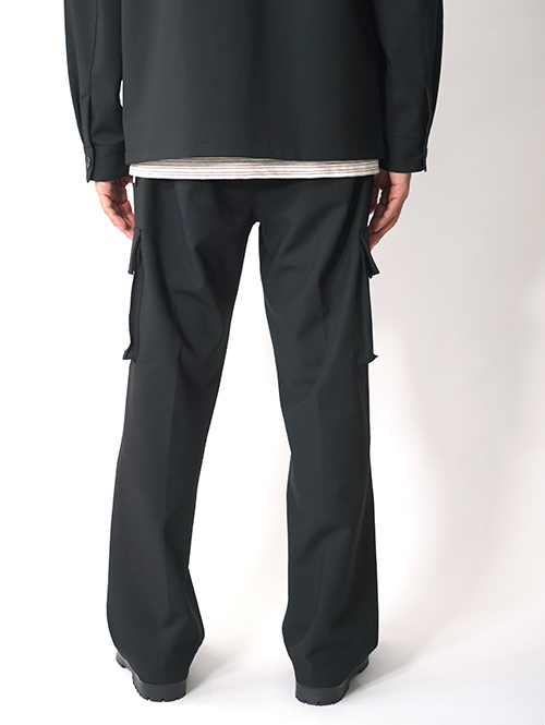 SALUTE HELM  |  LIM-Bless ダブルクロス 2way ストレッチ ワイドカーゴパンツ (66504) - Black