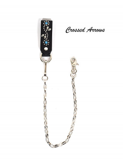 CROSSED ARROWS  ウォレットチェーン Silver/Black/Turquoise