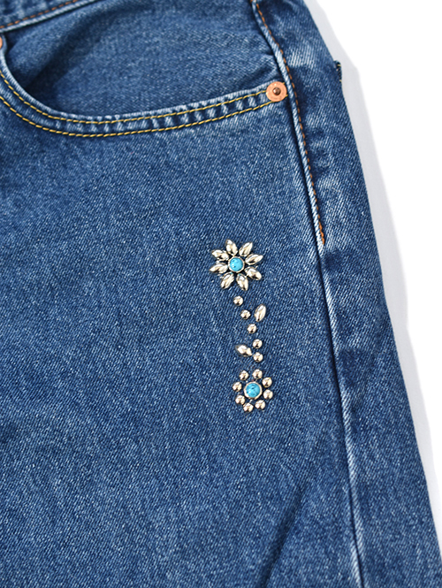 Vintage Levi's カスタムデニムパンツ 550 - 34 (A) 