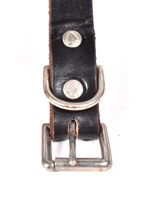 HTC Belt End Only #SN-33 Turquoise 075-Black/Silver