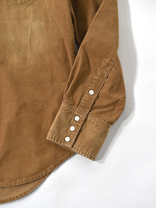 Wrangler  |  ウエスタンコーデュロイシャツ - Brown