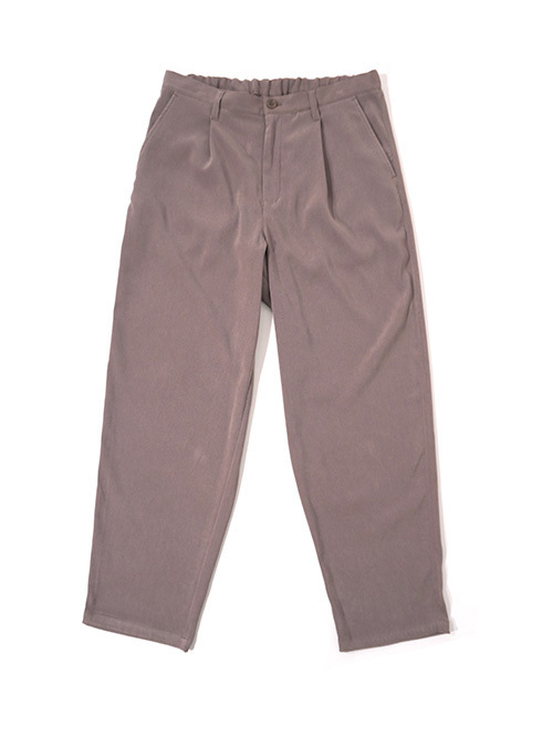 SALUTE HELM  |  Pe ピーチギャバ ワンタック ワイドパンツ (65507) - Khaki Beige