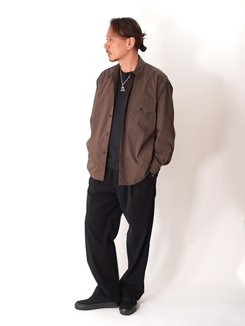 LAMOND  |  BIO TYPERITER CPO SHIRT JACKET - Brown