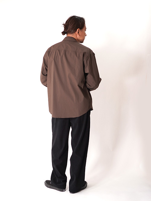 LAMOND  |  BIO TYPERITER CPO SHIRT JACKET - Brown