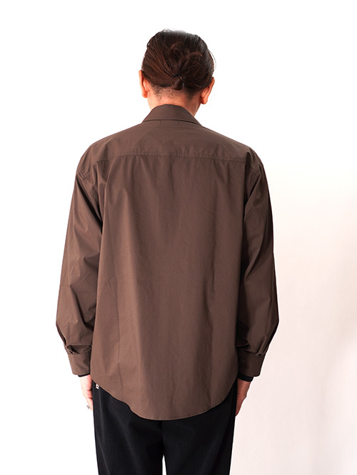 LAMOND  |  BIO TYPERITER CPO SHIRT JACKET - Brown