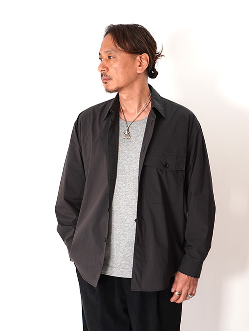 LAMOND  |  BIO TYPERITER CPO SHIRT JACKET - Black