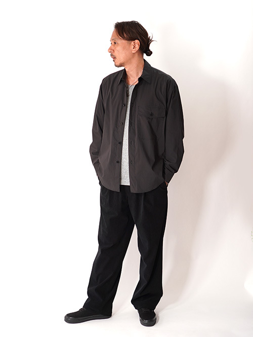 LAMOND  |  BIO TYPERITER CPO SHIRT JACKET - Black