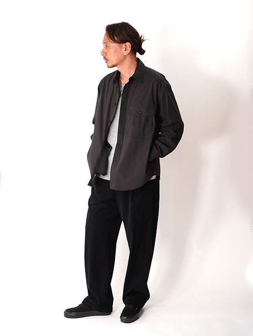 LAMOND  |  BIO TYPERITER CPO SHIRT JACKET - Black