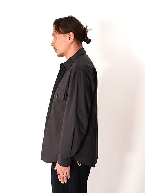 LAMOND  |  BIO TYPERITER CPO SHIRT JACKET - Black