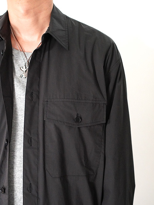 LAMOND  |  BIO TYPERITER CPO SHIRT JACKET - Black