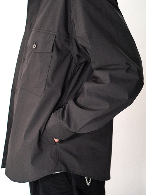 LAMOND  |  BIO TYPERITER CPO SHIRT JACKET - Black