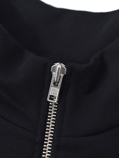 W.A.T.C STUDIO  |  Oversized boxy 1/4 Zip Sweater - Black