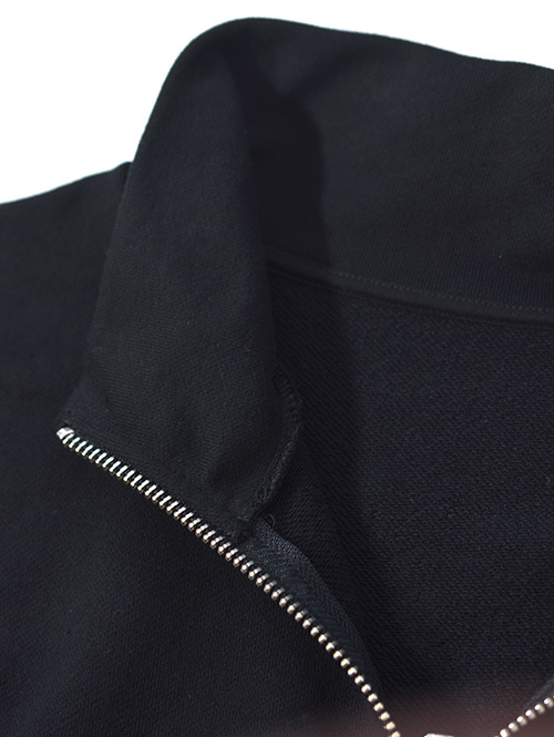 W.A.T.C STUDIO  |  Oversized boxy 1/4 Zip Sweater - Black