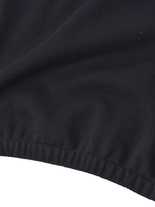 W.A.T.C STUDIO  |  Oversized boxy 1/4 Zip Sweater - Black